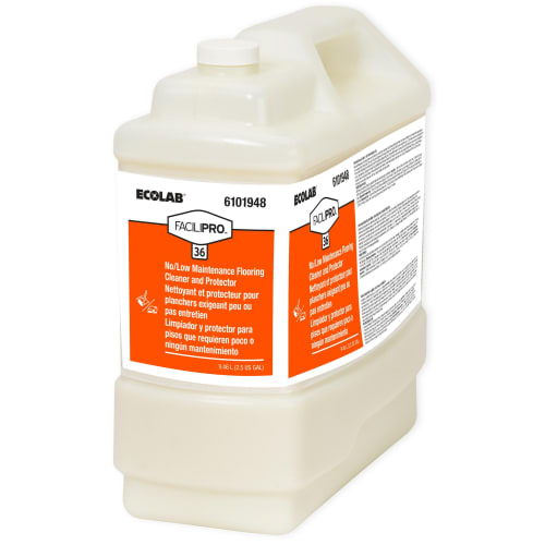 Limpiador y Protector de Pisos Ecolab FaciliPro Que Reduce/Elimina el Mantenimiento, 2.5 Galones, n.º 6101948